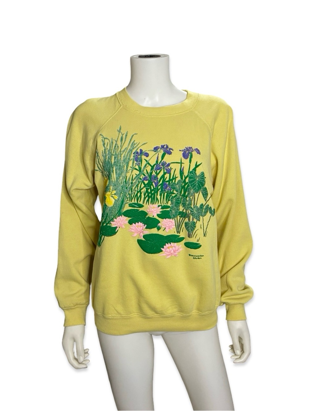 Whitton Morning Sun Vintage Floral Raglan Sweatshirt